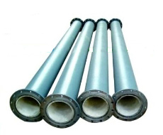 Wear resistant ceramic pipes, elbows, and components